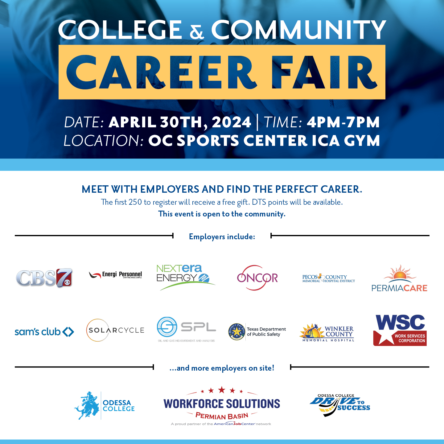 College Community Career Fair 2024 Poster