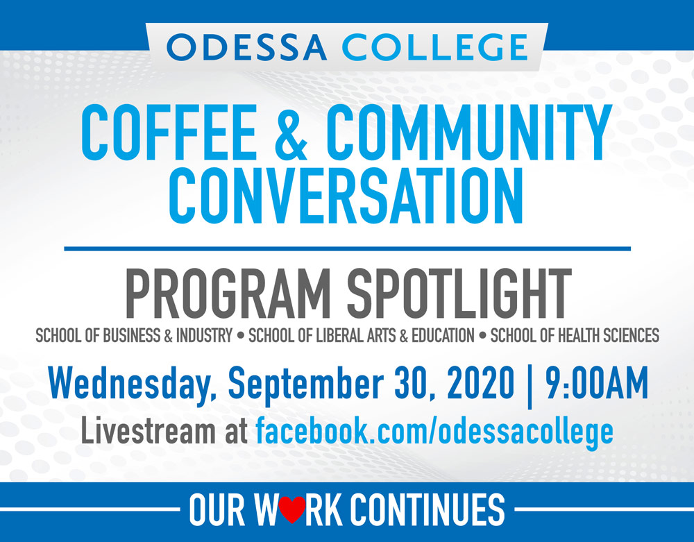 Coffee and Community Conversation September 30, 2020