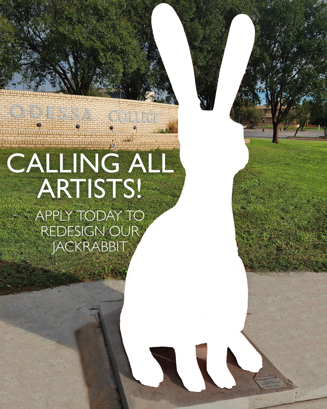 Jackrabbit Statue Redesign graphic