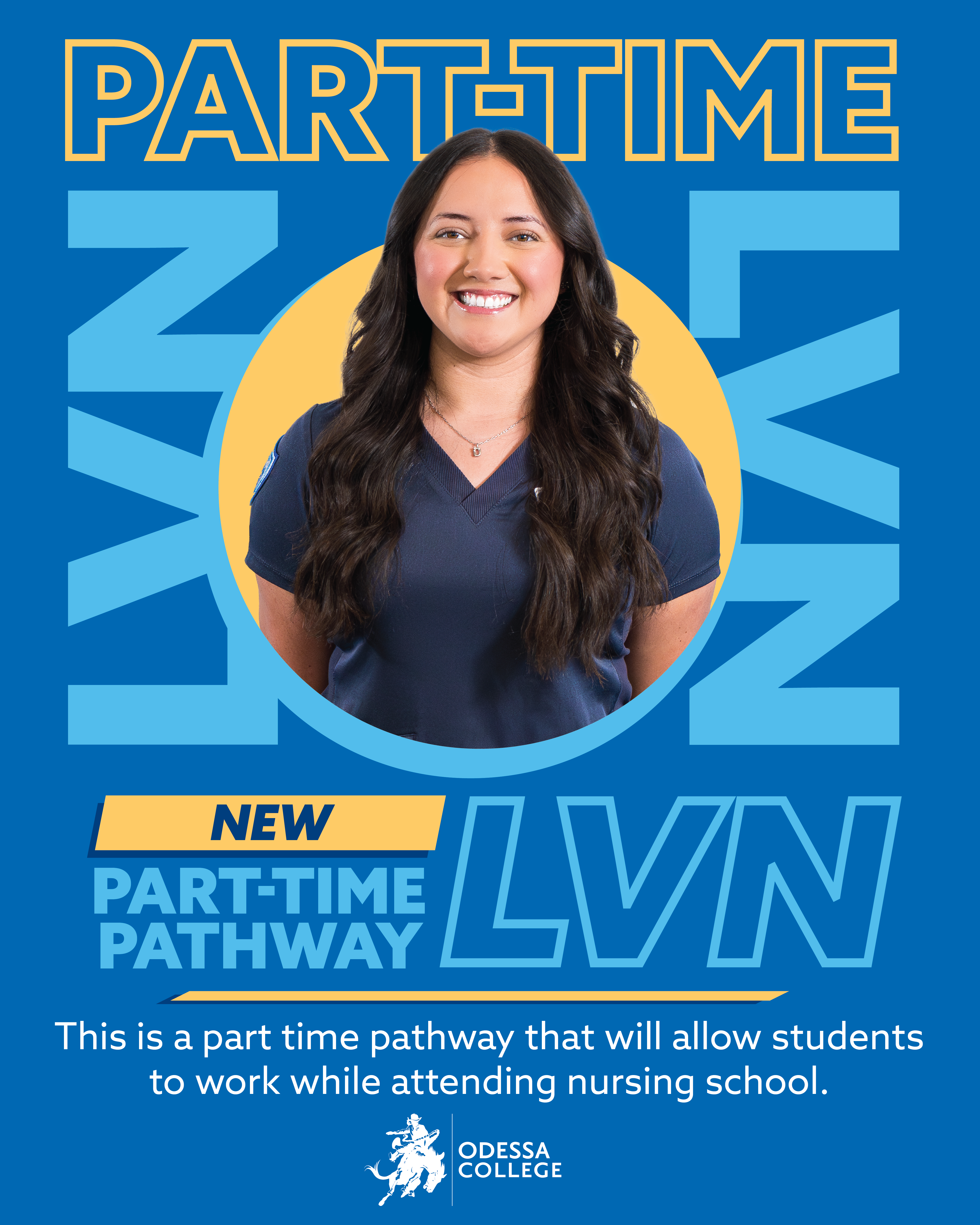 New Part-Time LVN Program Poster