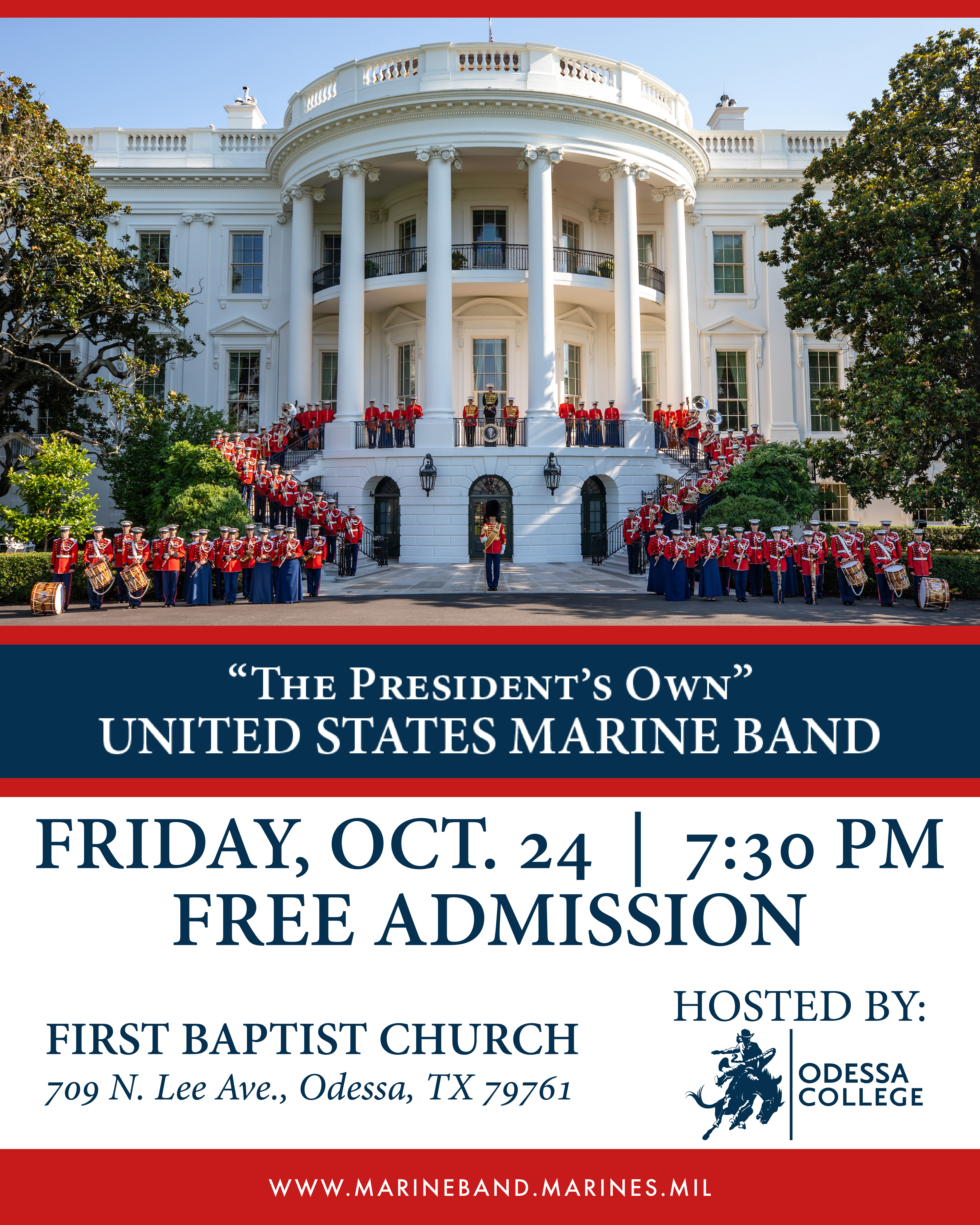 Poster for “The President’s Own” United States Marine Band