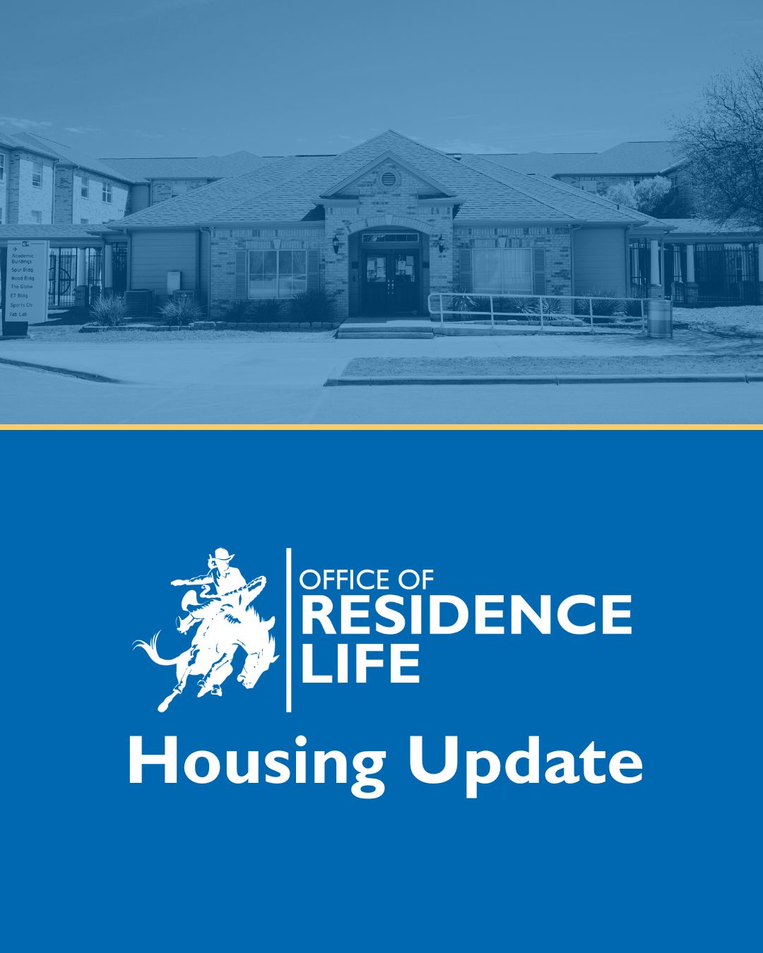 OC Commons with title reading "Housing Update"