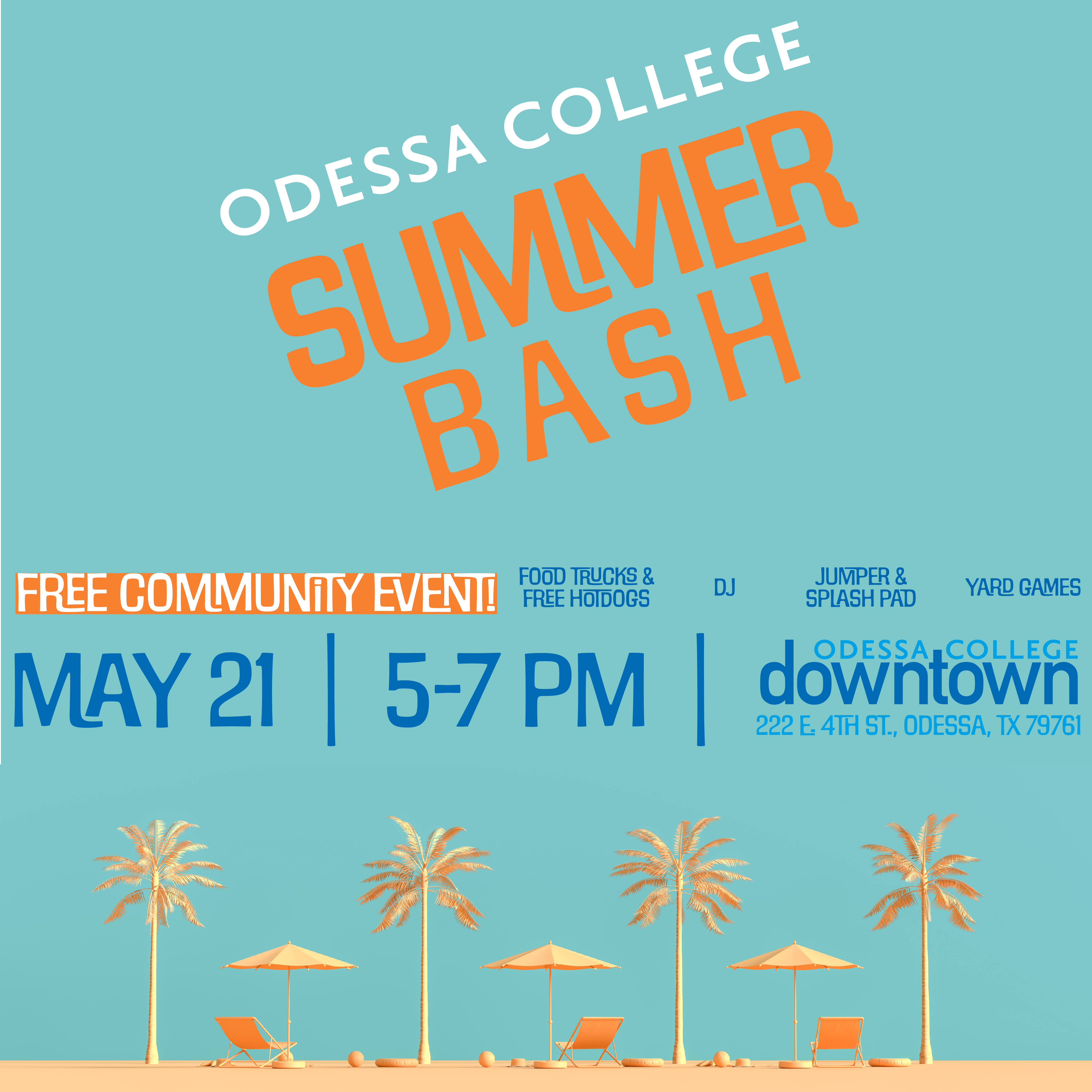 Odessa College Summer Bash event free to the community