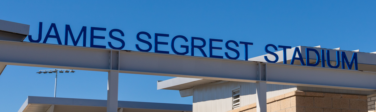 James Segrest Stadium Sign
