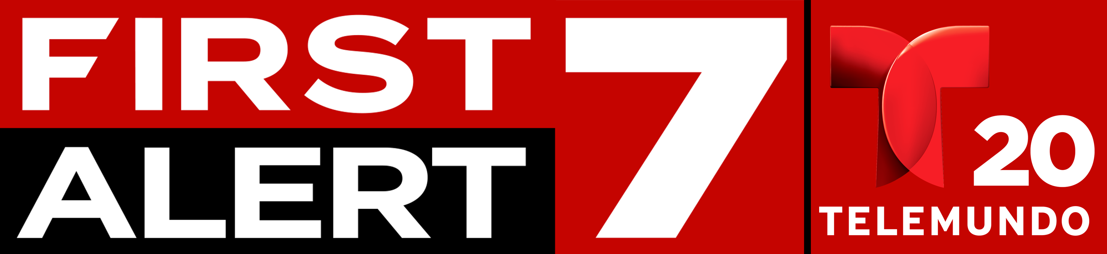 First Aler 7 and Telemundo 20 logos
