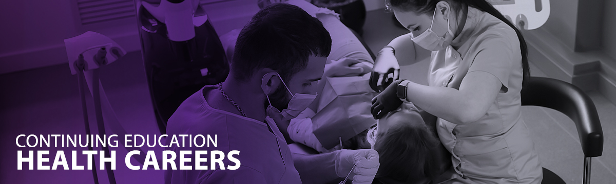 CE Health Careers Banner for Dental Assistants 