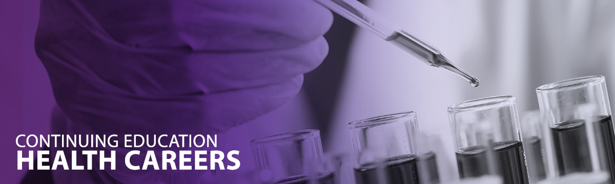 CE Health Careers banner for Medical Laboratory Assistant