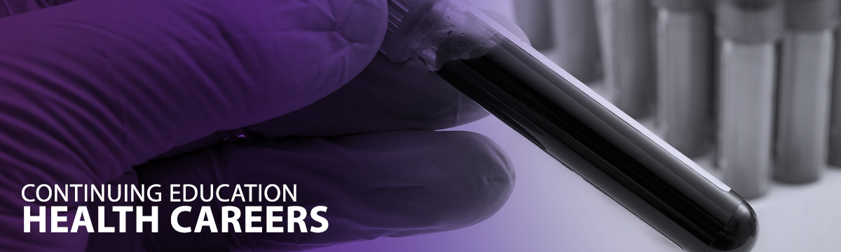 CE Health banner for Phlebotomy